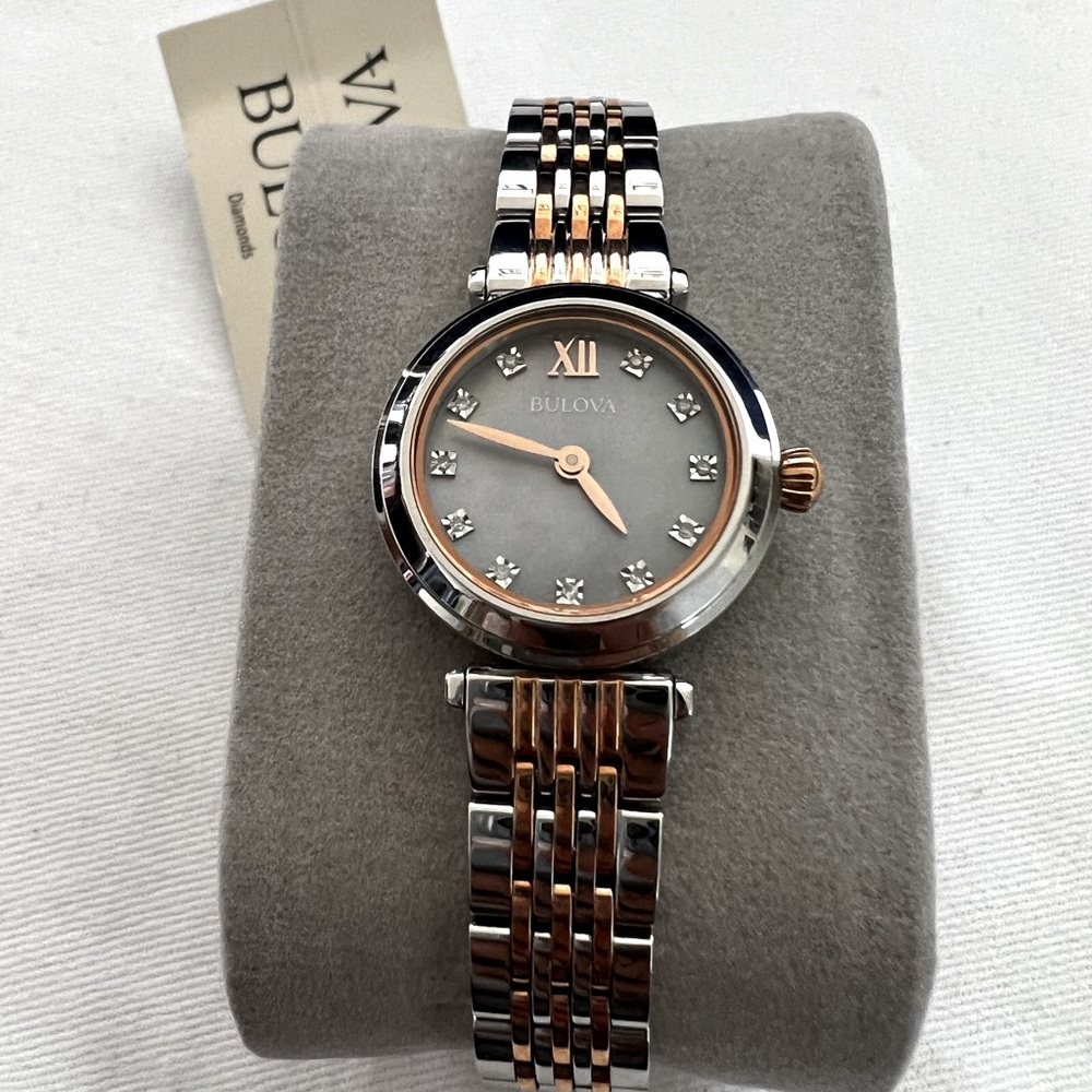 Bulova Two-tone diamond Watch